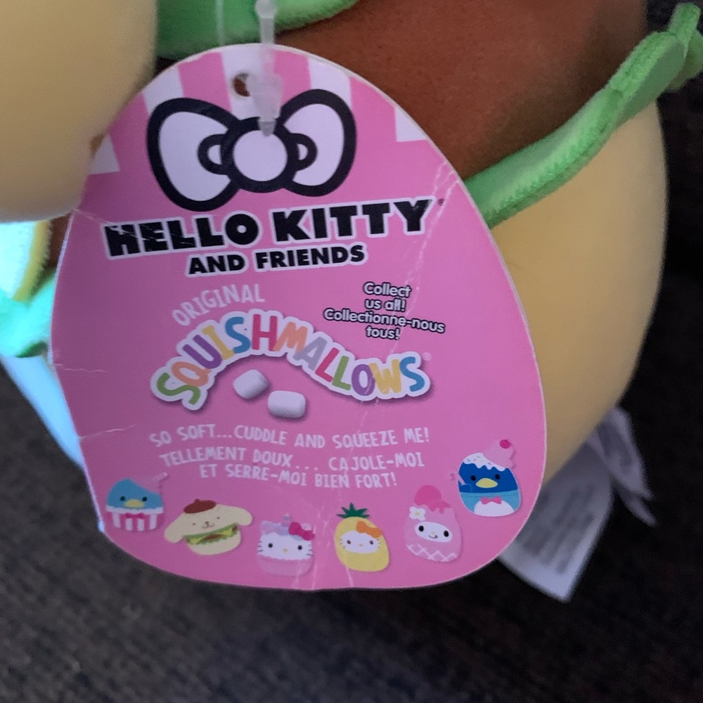 Squishmallow Pompompurin Burger Plush Hello Kitty Dog - Picture 3 of 3